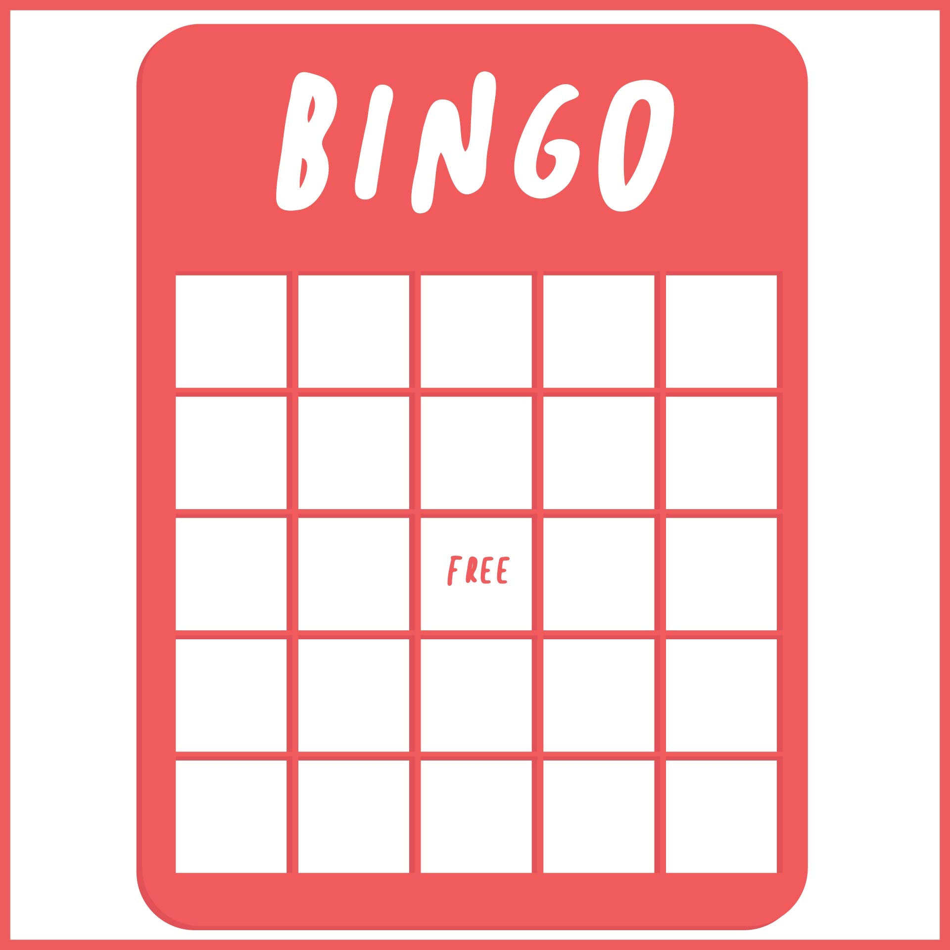 Printable Bingo Cards Blank Free Printable Bingo Cards Bingo Card 