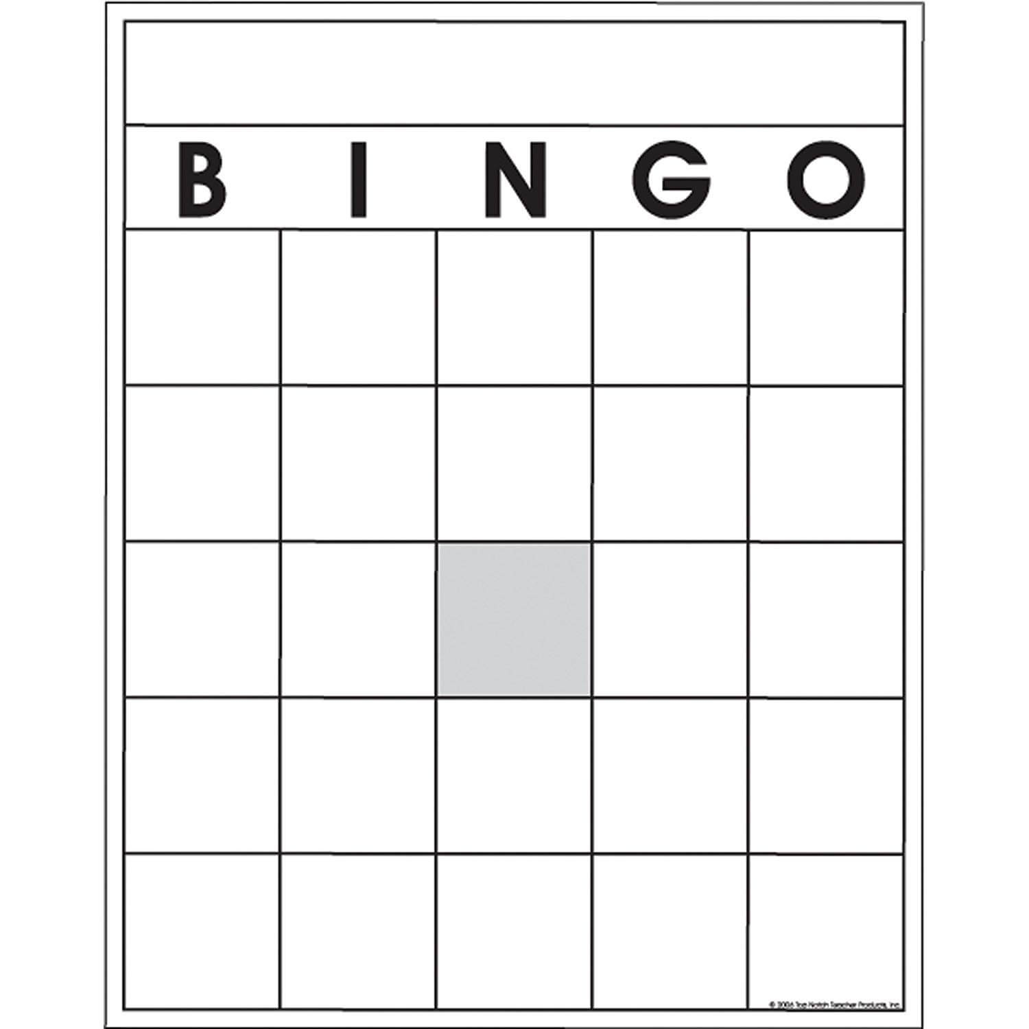 Printable Bingo Cards Free Blank Printable Bingo Cards NBKomputer
