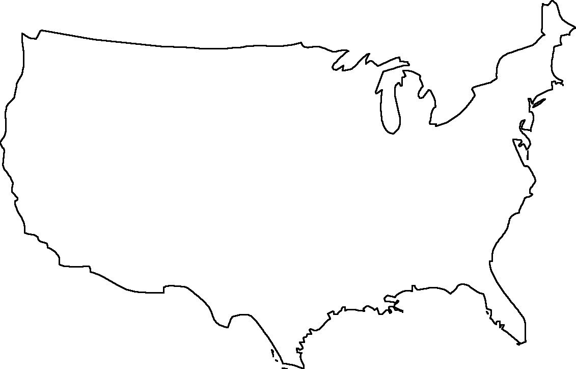 Printable Blank Outline Map Of The United States Luxury Geography Blog 