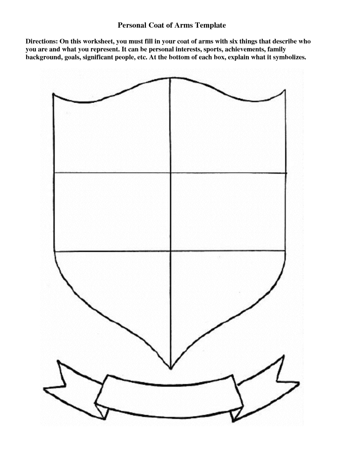 Printable Coat Of Arms Worksheet Peggy Worksheets