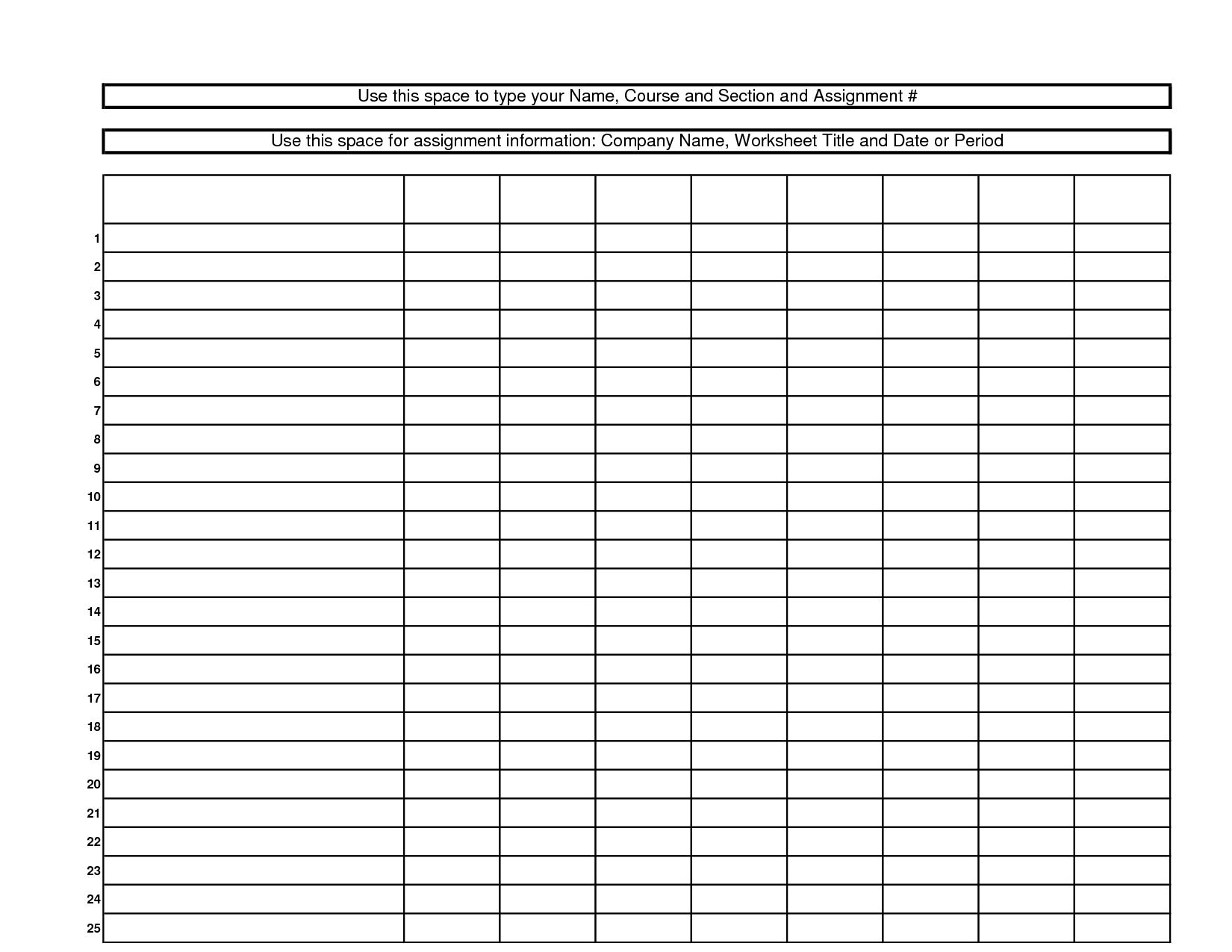 Printable Ledger Paper Design Templates Free Printable 4 Column 