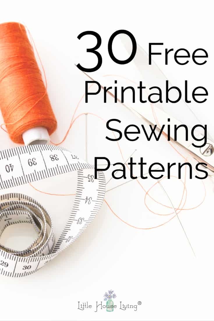 Sewing Patterns Free Printable A List Of All Things Needed Printable 