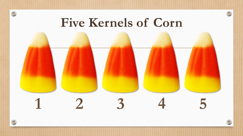 Thankful For Five Kernels Of Corn First Baptist Church Dunkirk