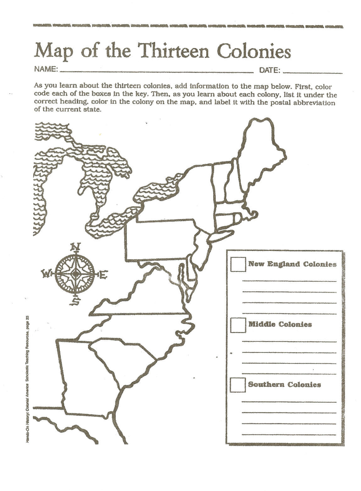 Thirteen Colonies Worksheets Samples AlphabetWorksheetsFree