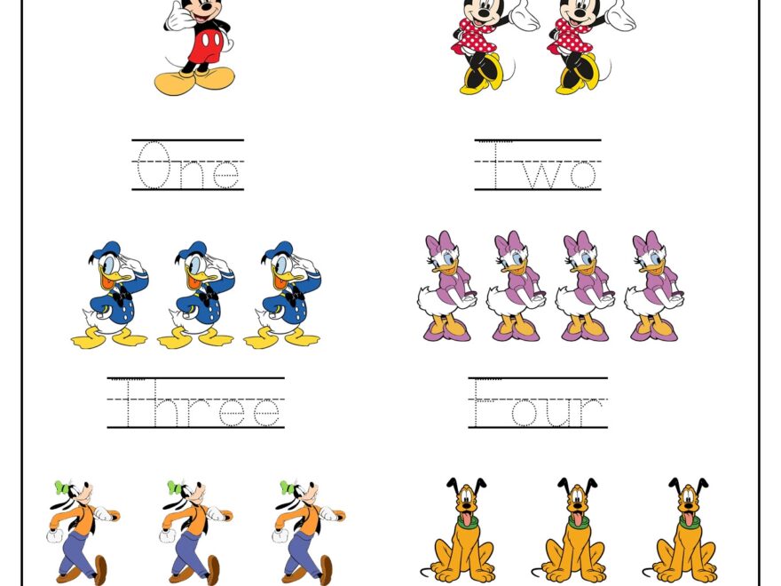 13 Mickey Mouse Math Worksheets Free PDF At Worksheeto