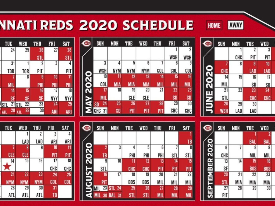 2022 Printable Cincinnati Reds Schedule With Tv Times Printable Schedule