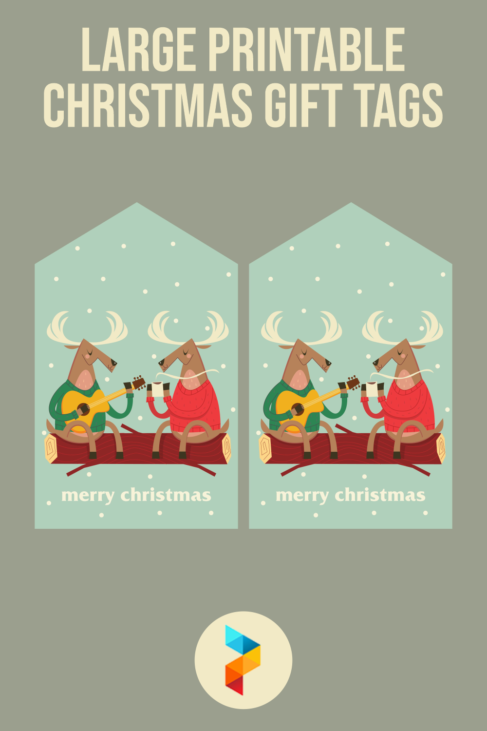 5 Best Large Printable Christmas Gift Tags PDF For Free At Printablee