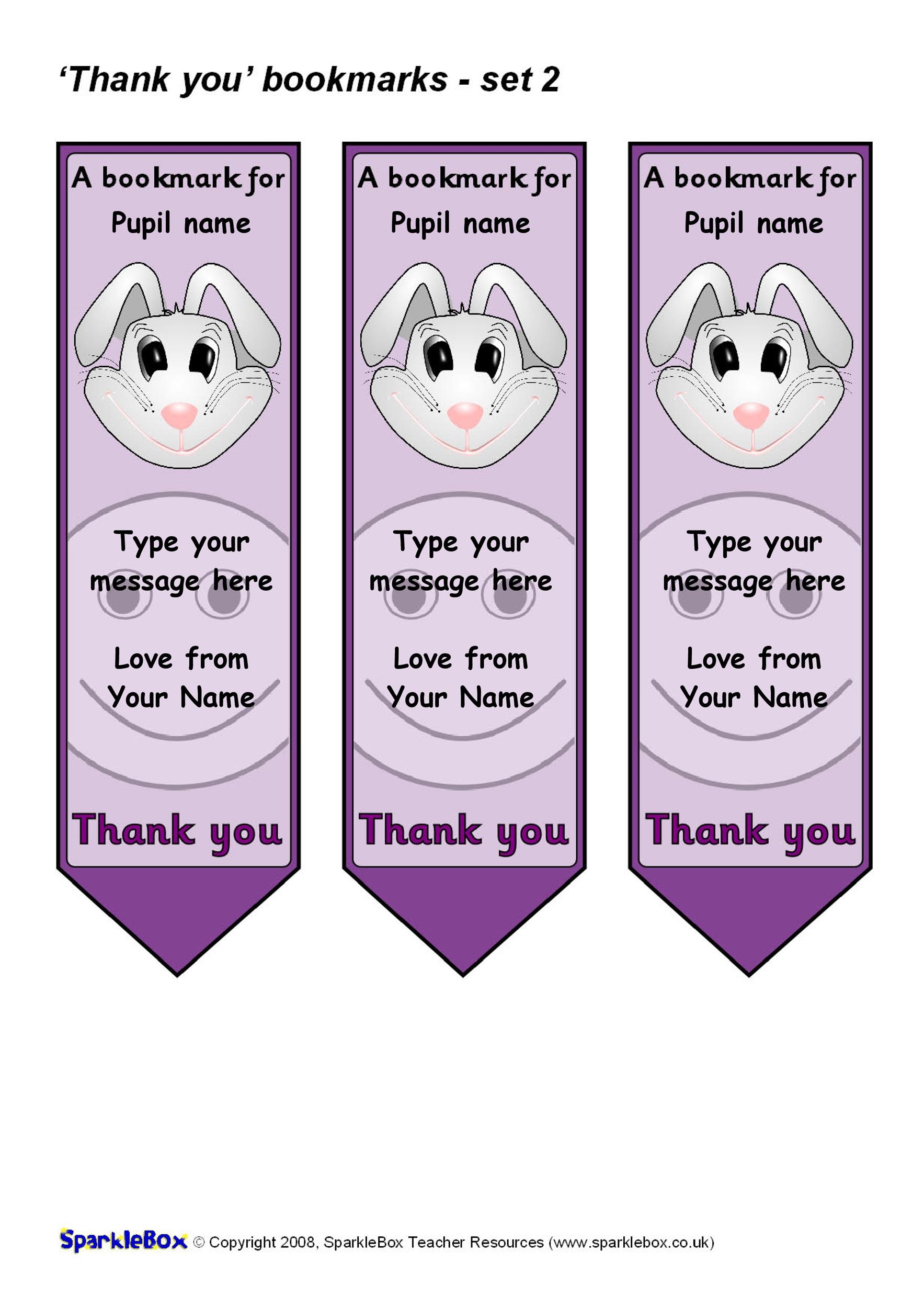 50 Free Printable Bookmark Templates TemplateLab