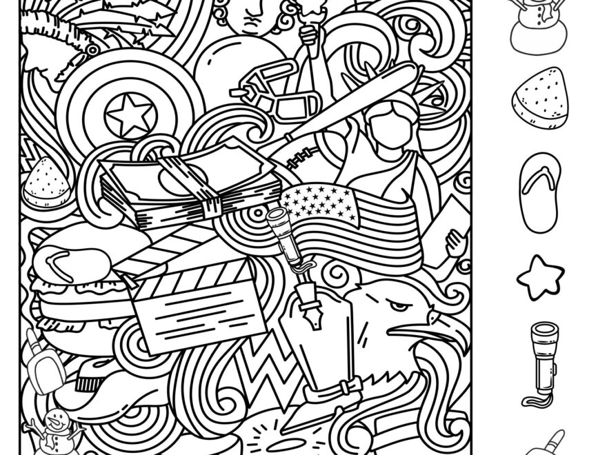 6 Best Images Of Hidden Object Pages Printable Adults Free Printable
