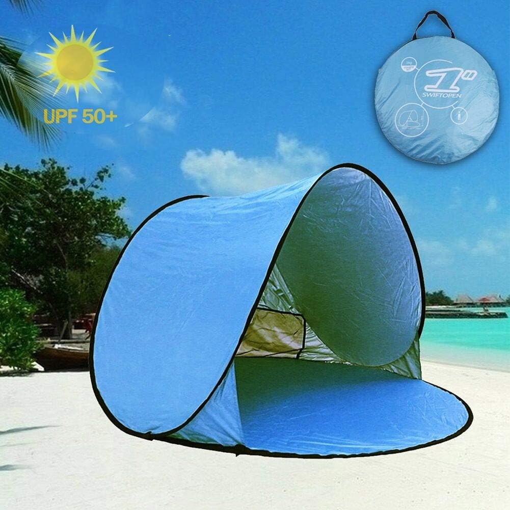 Amazon Easy Set up Beach Tent Automatic Pop Up Instant Beach Shade 