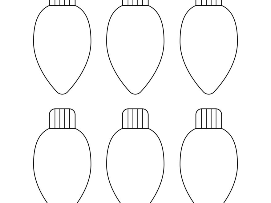 Christmas Light Template 15 Free PDF Printables Printablee
