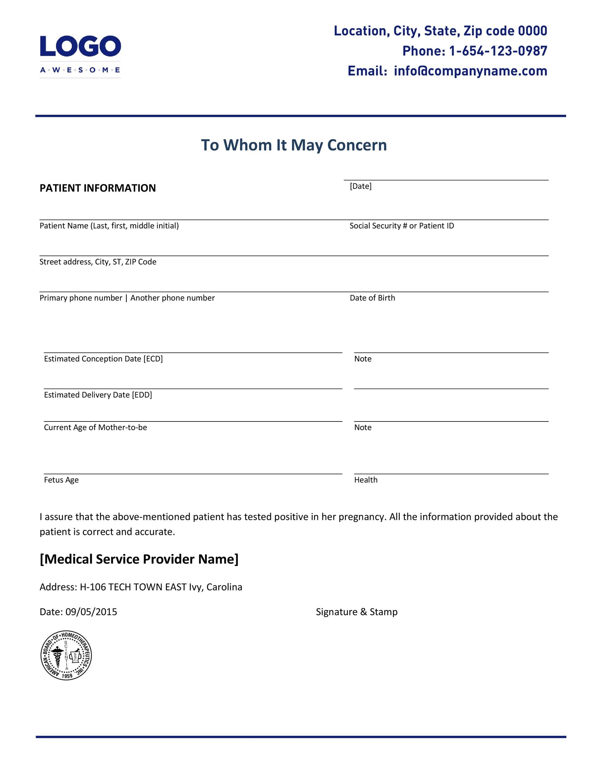 Clinic Free Printable Fake Pregnancy Papers Printable Templates