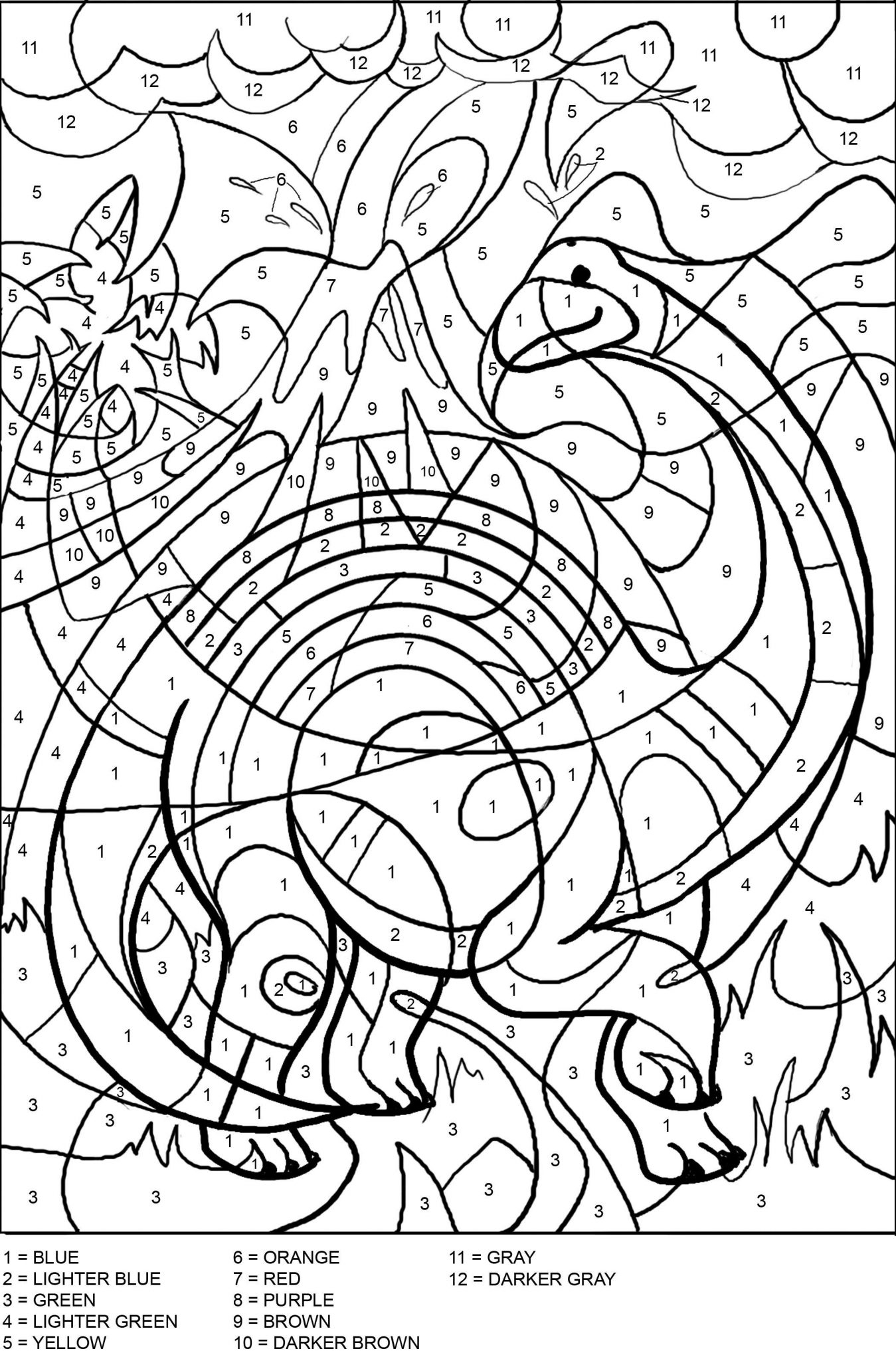 Color By Number Printables Adults At Vankaneblog Blog