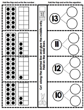Composing And Decomposing Numbers 11 20 Interactive Notebook By Kinder