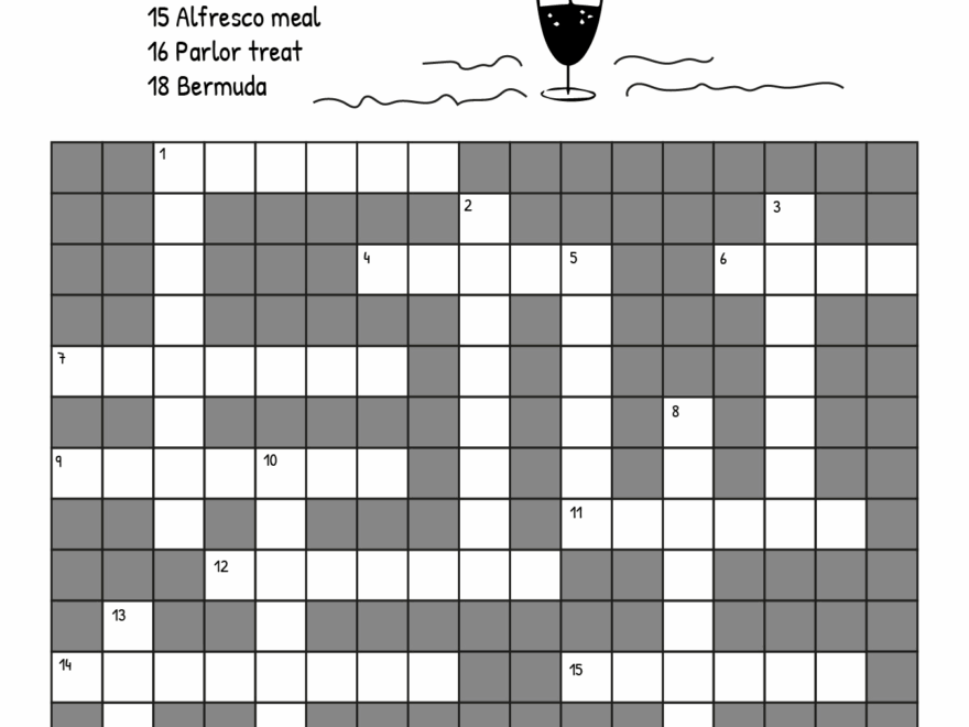 Crosswords For Adults 13 Free PDF Printables Printablee