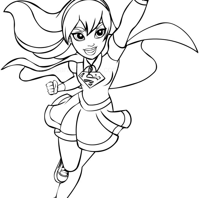 Dc Superhero Girl Coloring Pages At GetColorings Free Printable