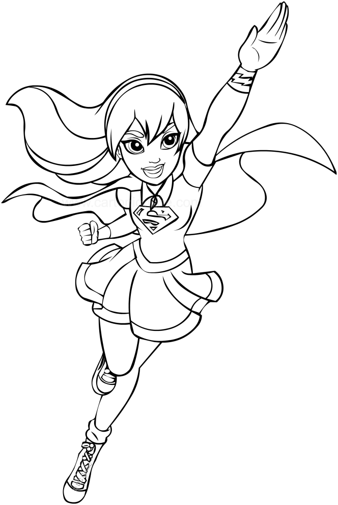 Dc Superhero Girl Coloring Pages At GetColorings Free Printable 