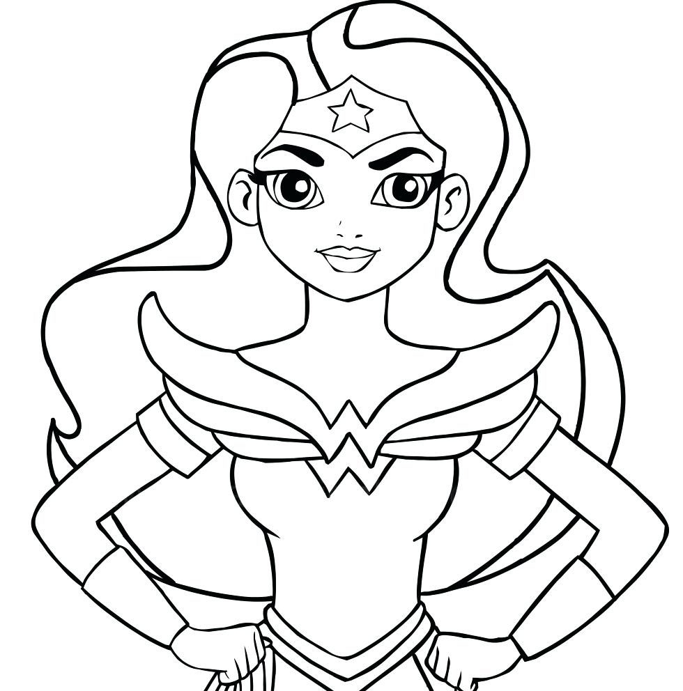 Dc Superhero Girls Coloring Pages At GetColorings Free Printable 