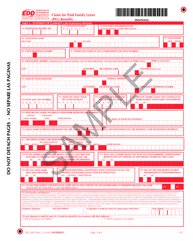 Printable De 2525xx Claim Form
