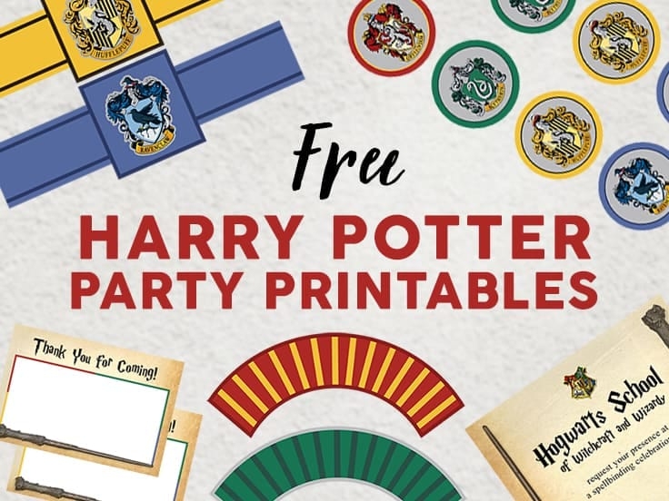 Free Harry Potter Party Printables Party With Unicorns