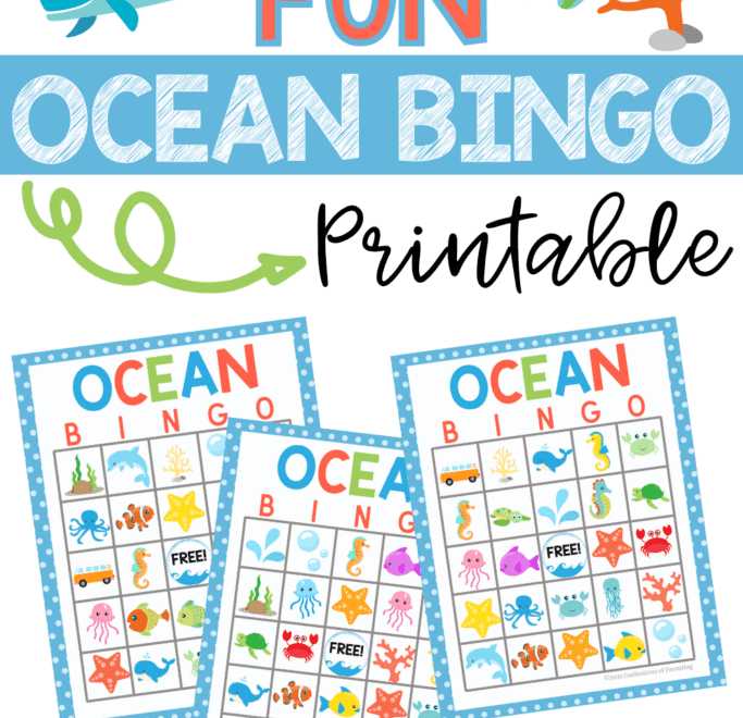 Free Ocean Bingo Printable Cards