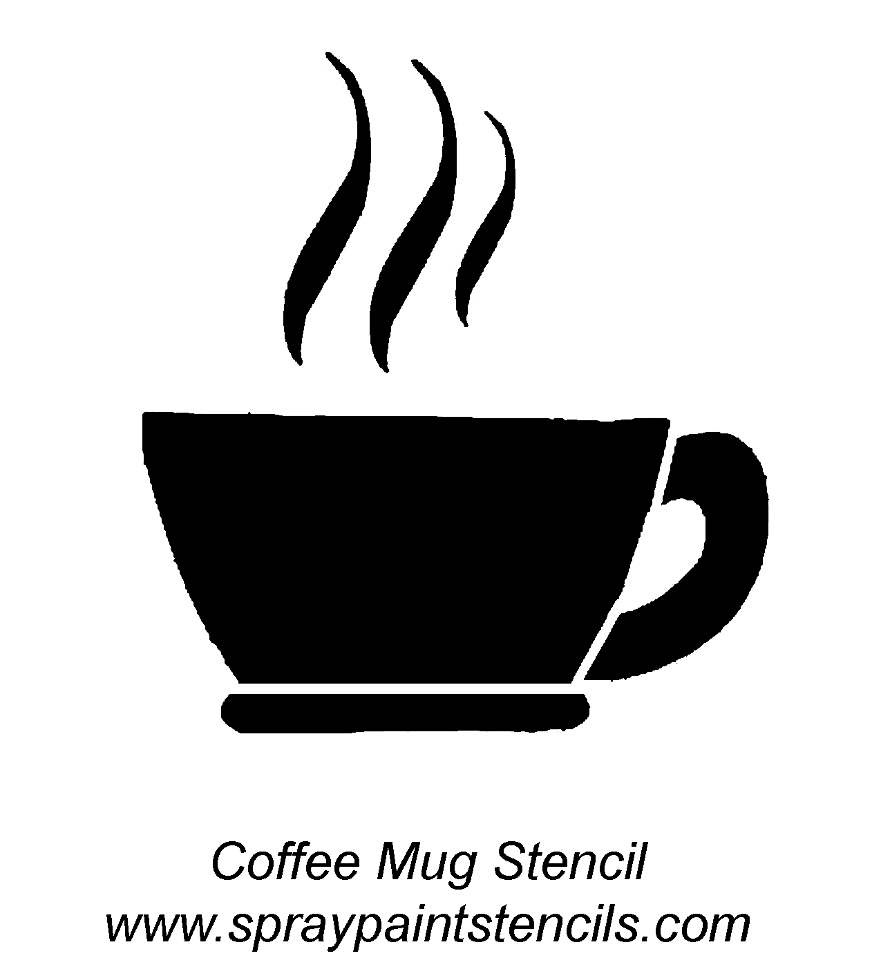 Free Printable Coffee Cup Stencils Printable Word Searches
