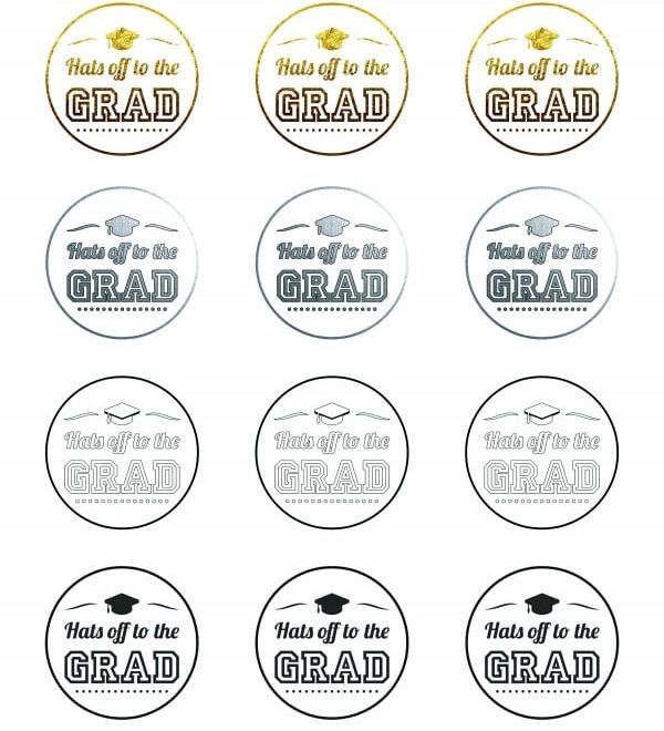 Free Printable Graduation Cupcake Toppers Classy Mommy