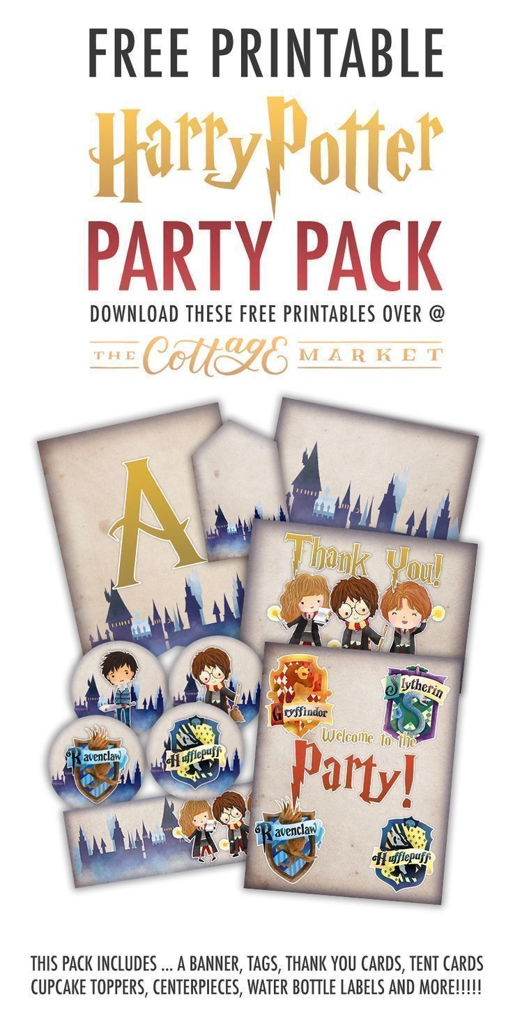 Free Printables For Harry Potter Parties