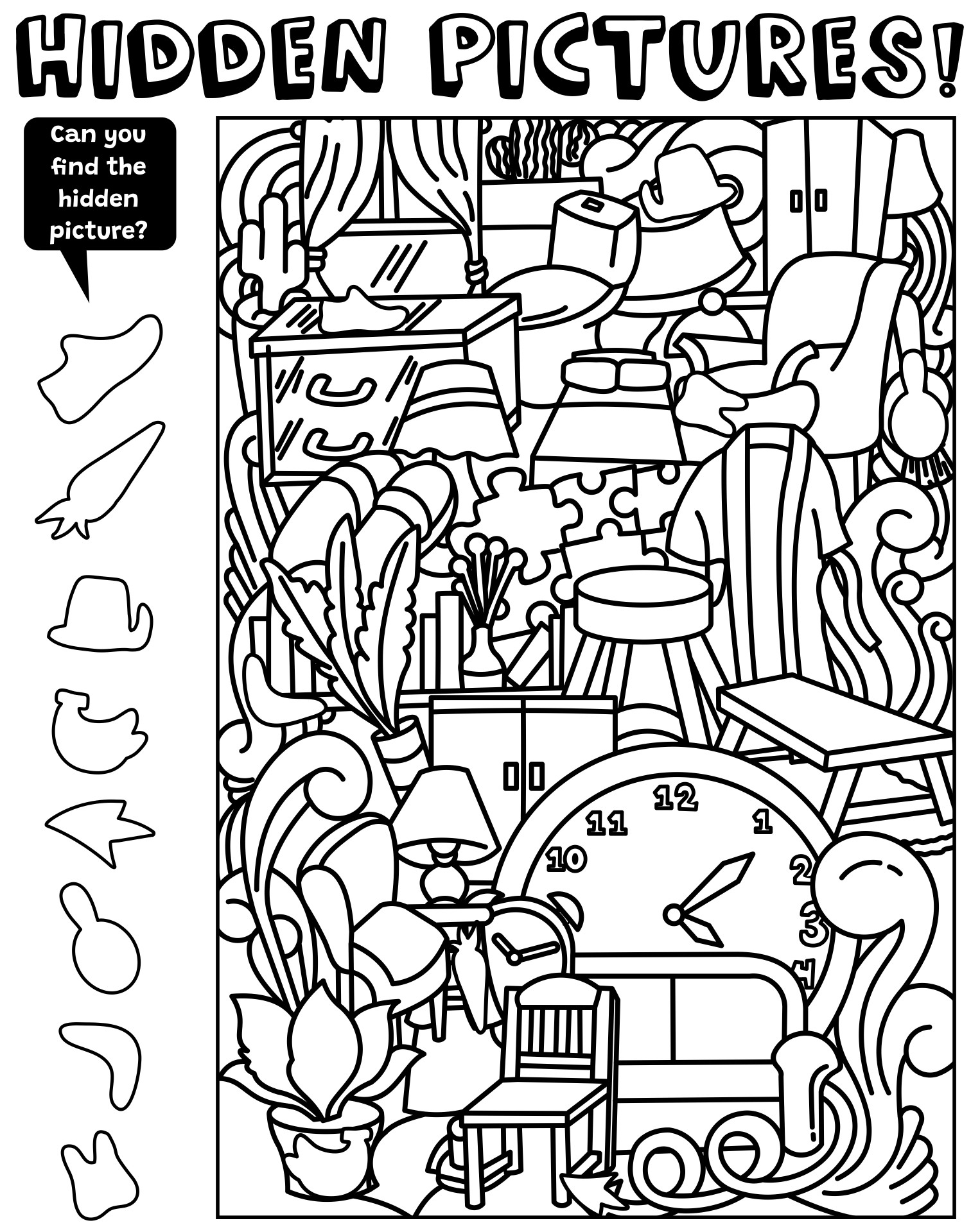 Free Printable Hidden Pictures For Adults