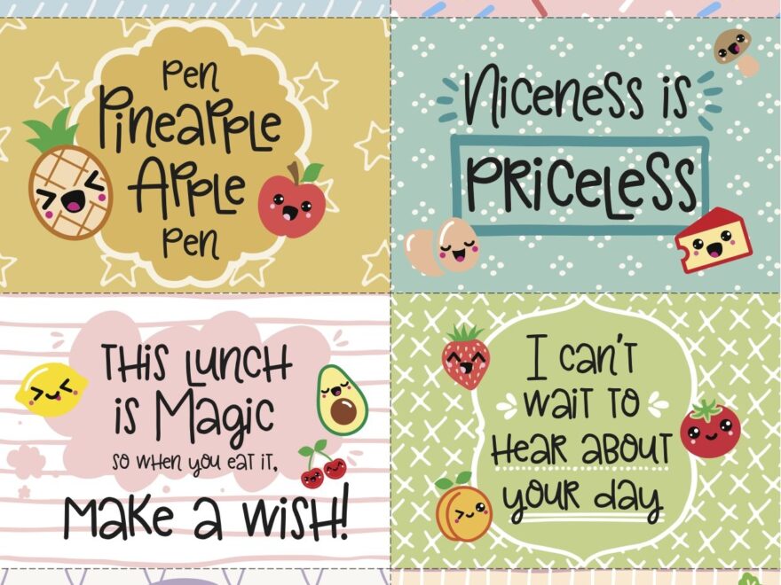 Free Printable Lunchbox Notes