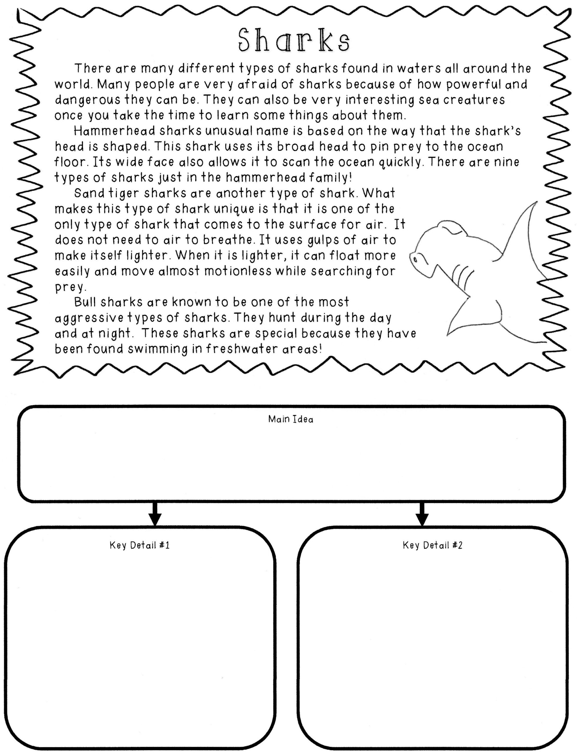 Free Printable Main Idea Worksheets