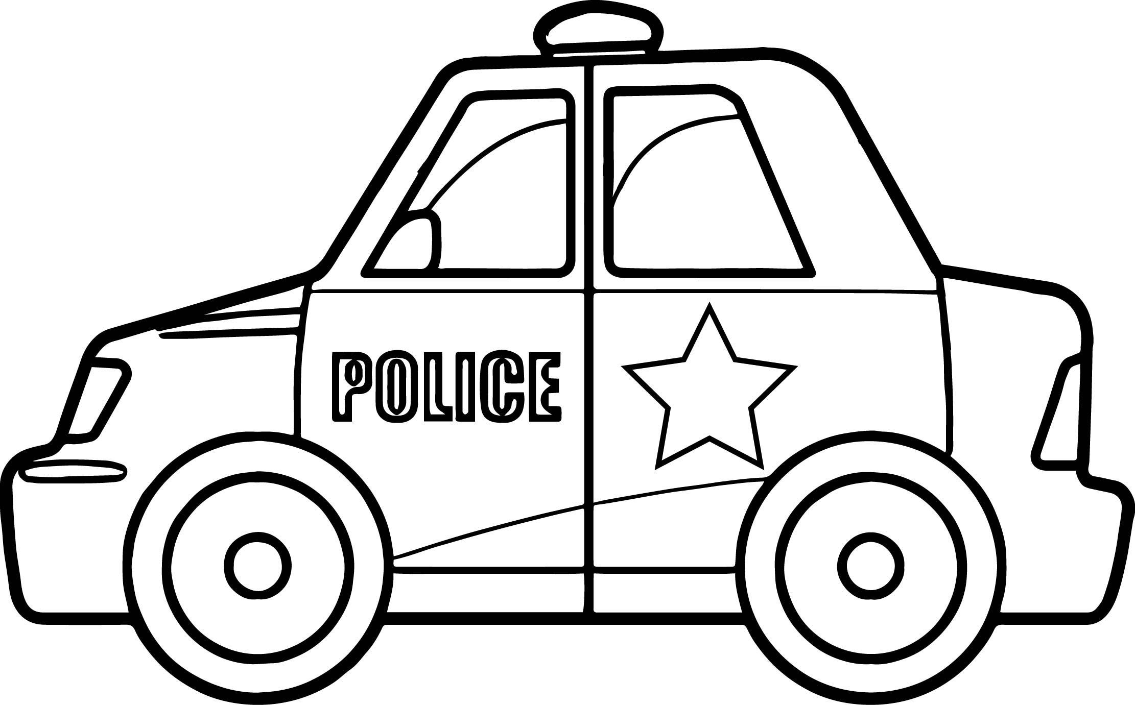 Free Printable Police Car Coloring Pages Pdf Coloringfolder 