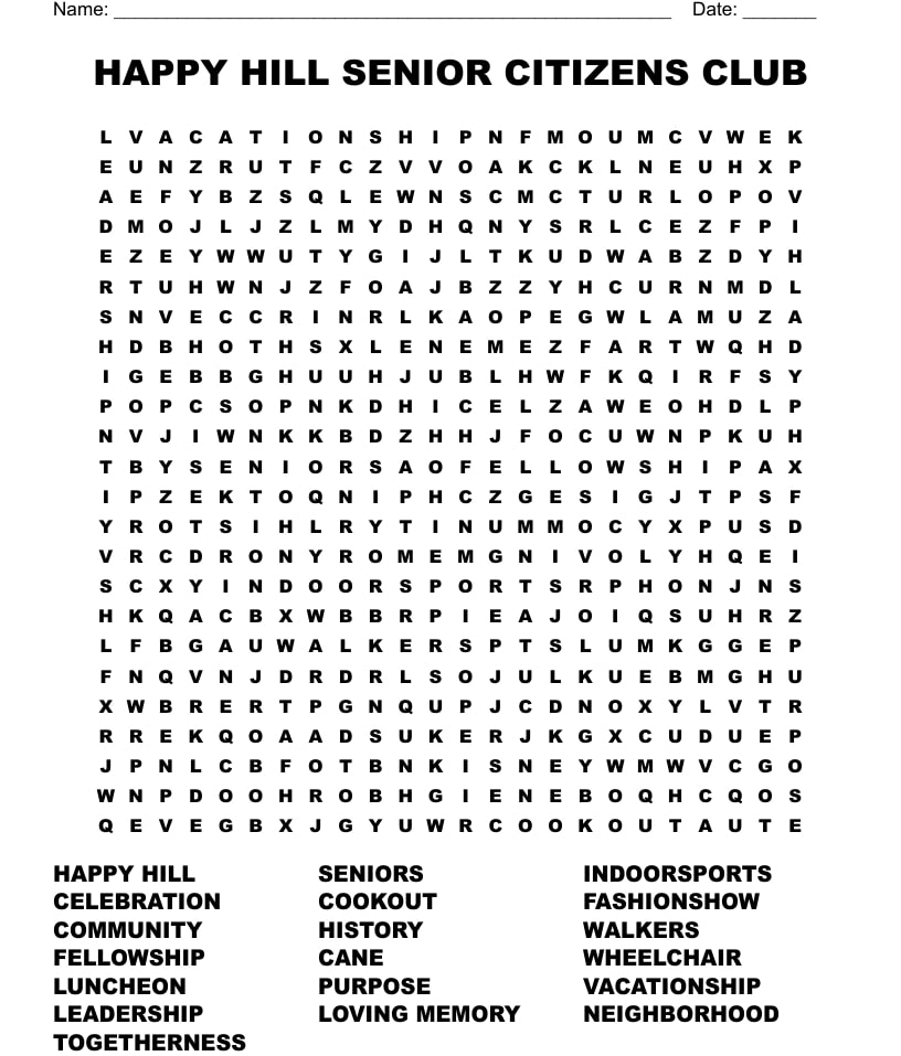 Free Printable Puzzles For Seniors Printable Word Puz Vrogue co