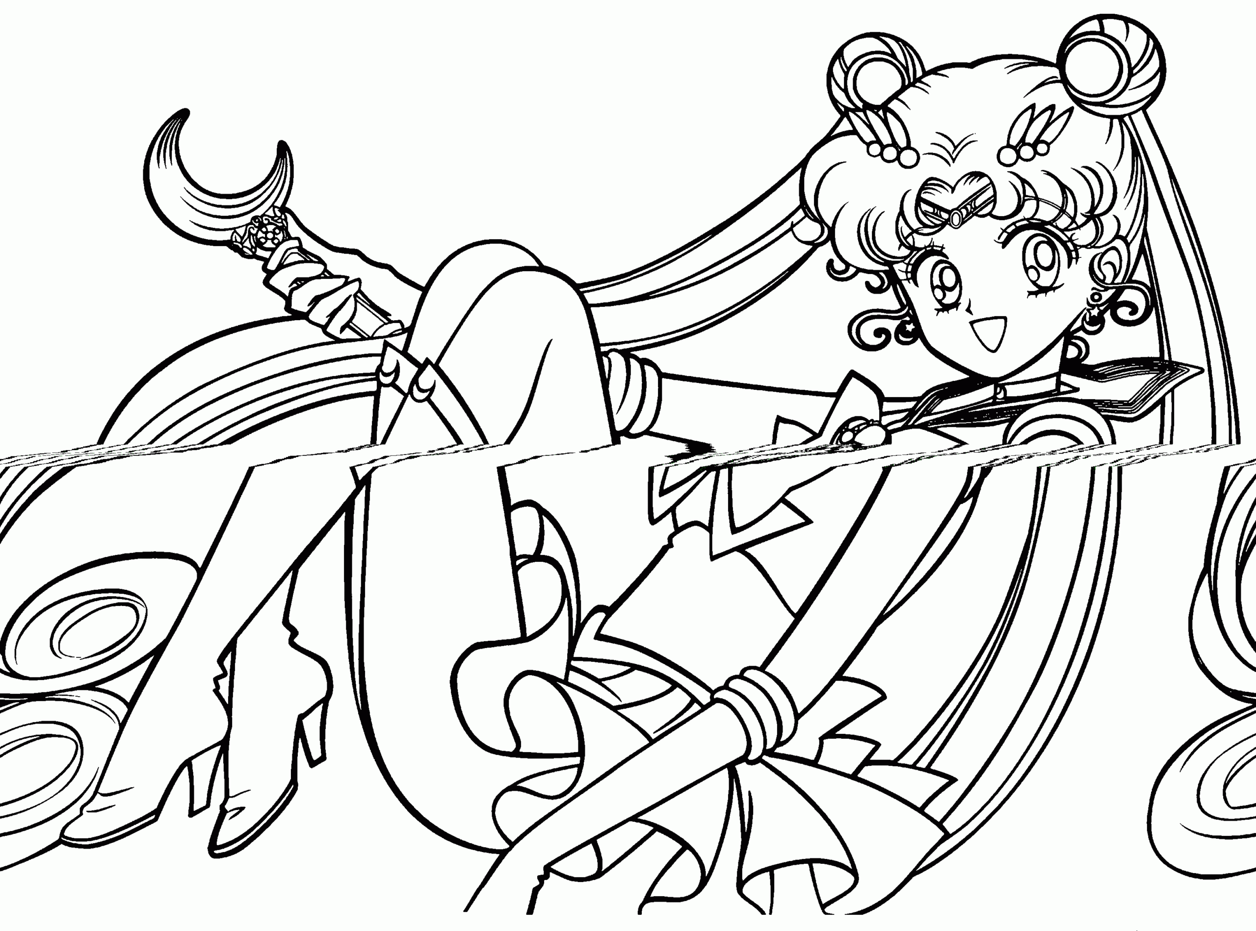 Sailor Moon Coloring Pages Printable