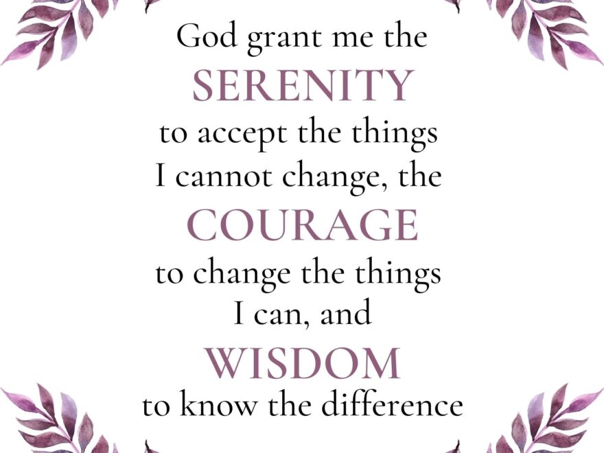 Free Serenity Prayer Printables