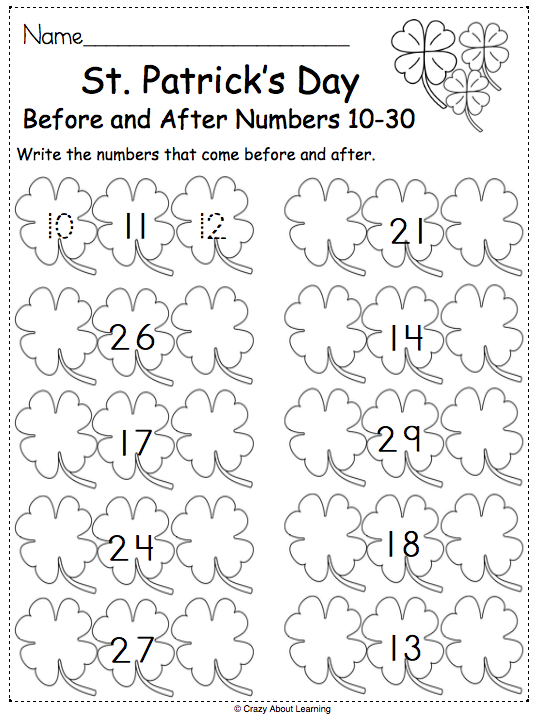 Free St Patrick 39 s Day Math Worksheet Made By Teachers St Patrick 