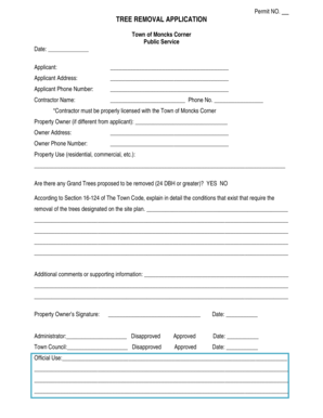 Free Tree Service Contract Template PRINTABLE TEMPLATES