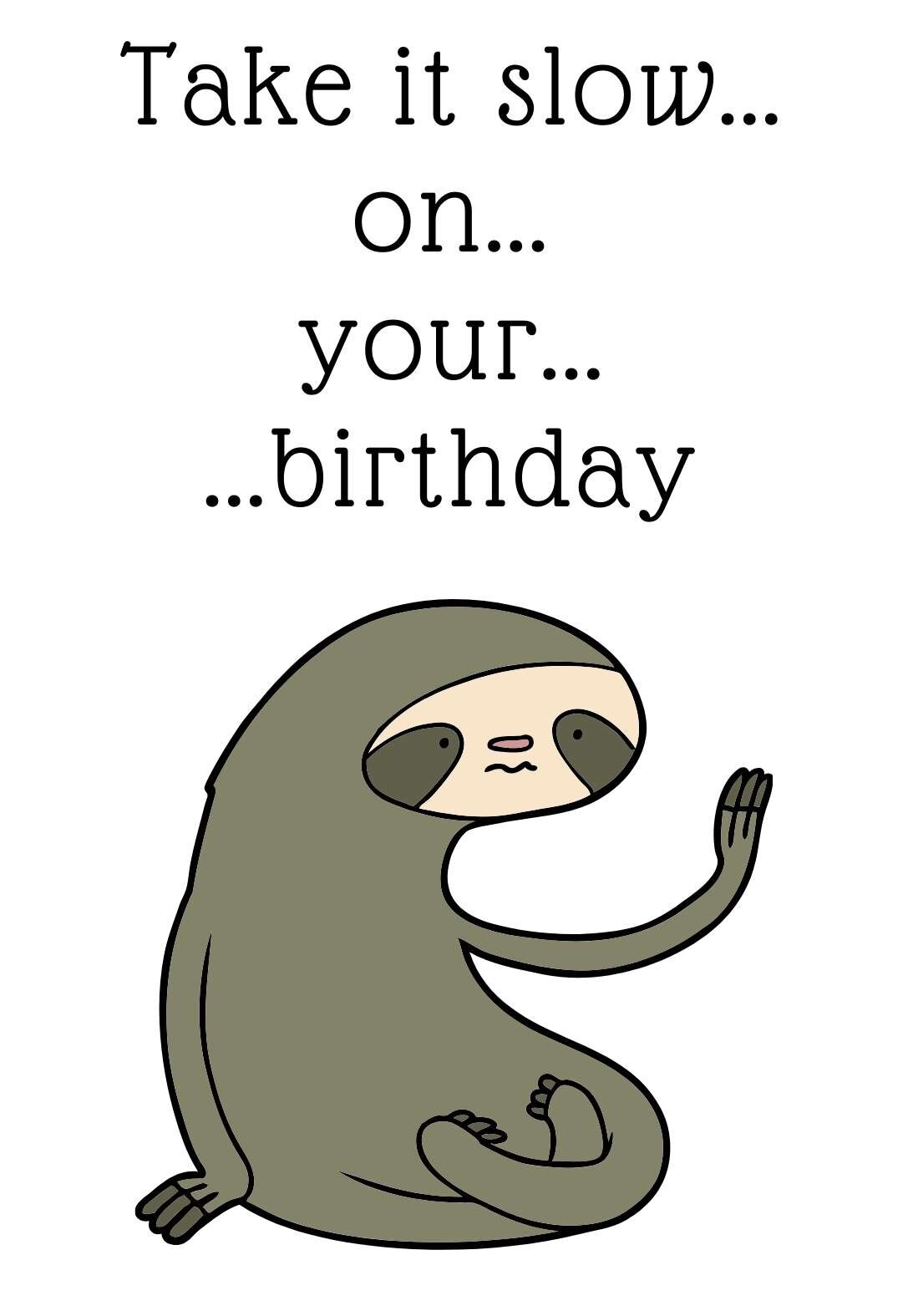 Funny Birthday Cards Printable