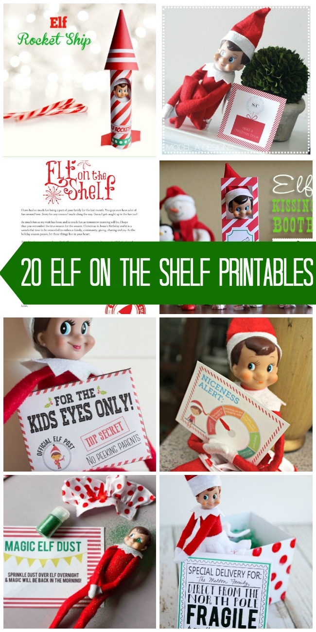 Printable Elf On The Shelf