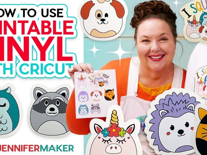 How To Use Printable Vinyl With A Cricut YouTube