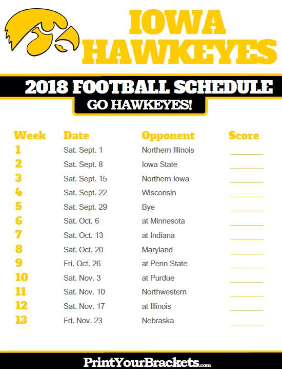 Iowa Hawkeyes Football Schedule 2025 Espn Milla McLeod