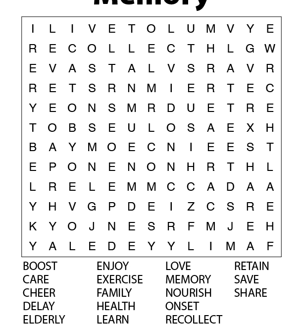 Large Print Printable Word Search For Seniors Printable Word Search