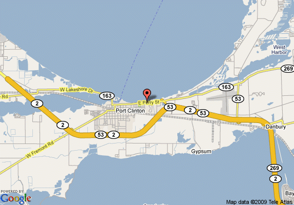Printable Map Of Port Clinton Ohio