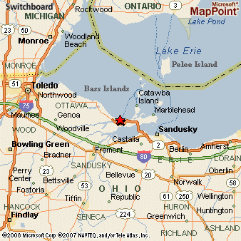 Map Of Port Clinton Ohio Maps Of Ohio