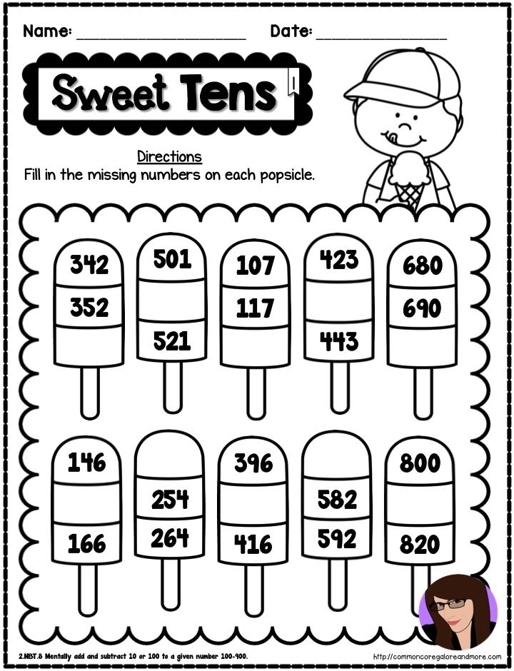 Math Activities For Second Grade Students