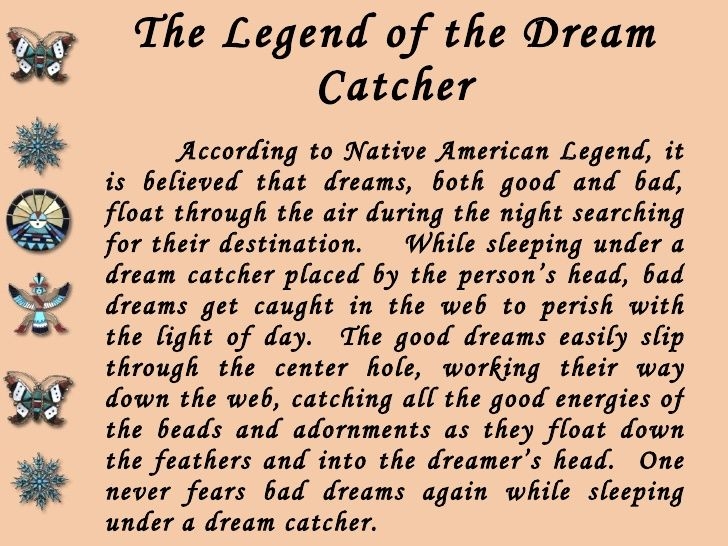 Native American Dream Catcher Legend