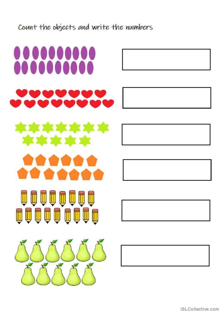 Numbers 11 20 Worksheets Free