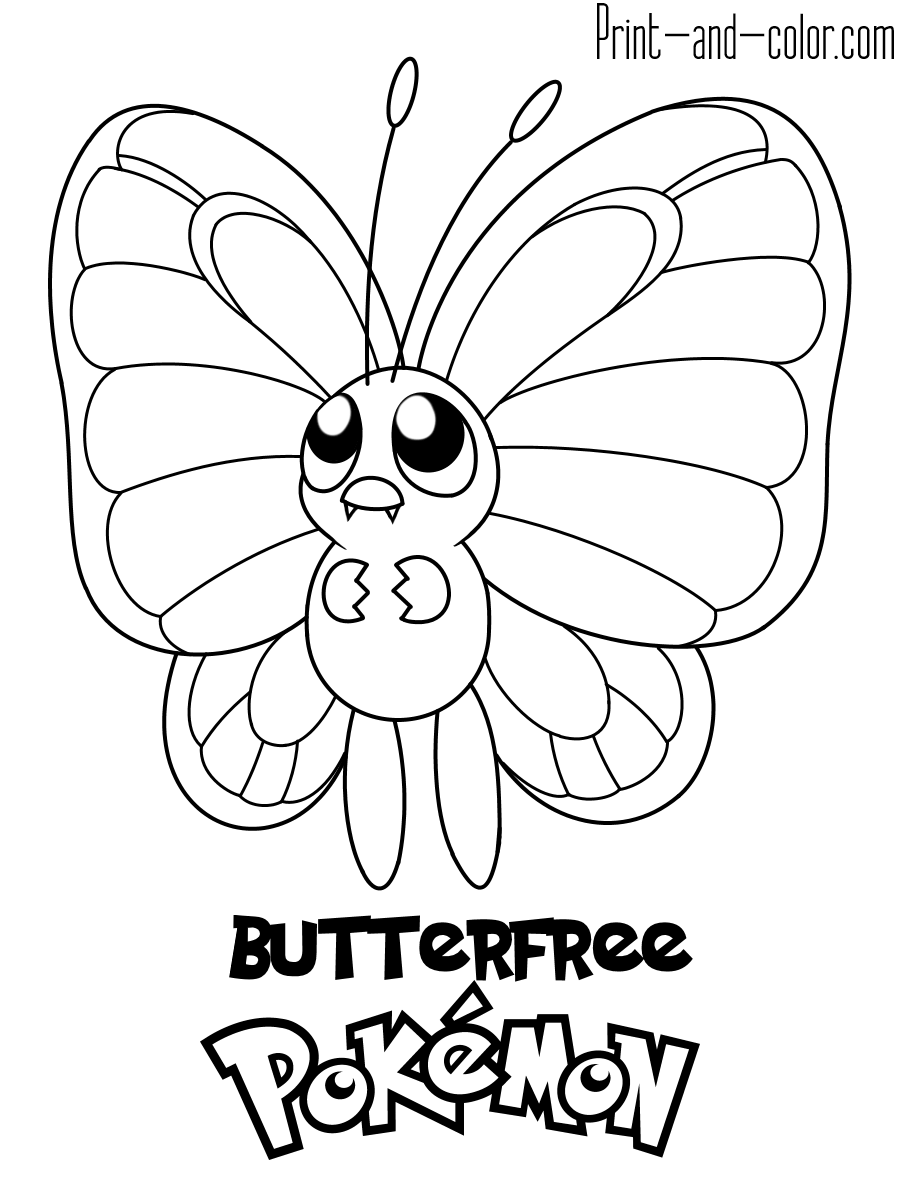 Pokemon Free Printables Coloring Pages