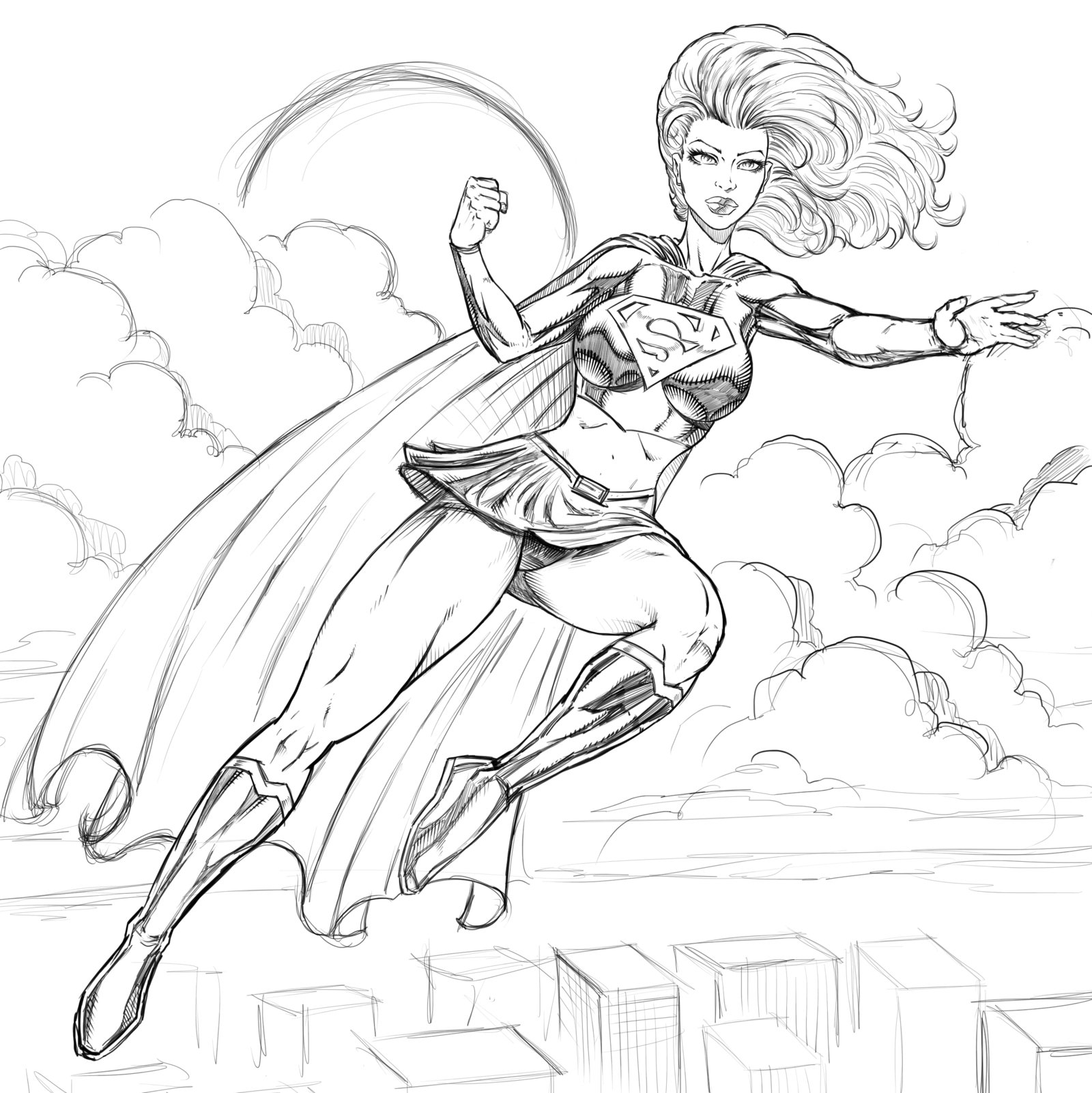 Printable 20 Girl Superhero Coloring Pages 4455 Free Coloring 