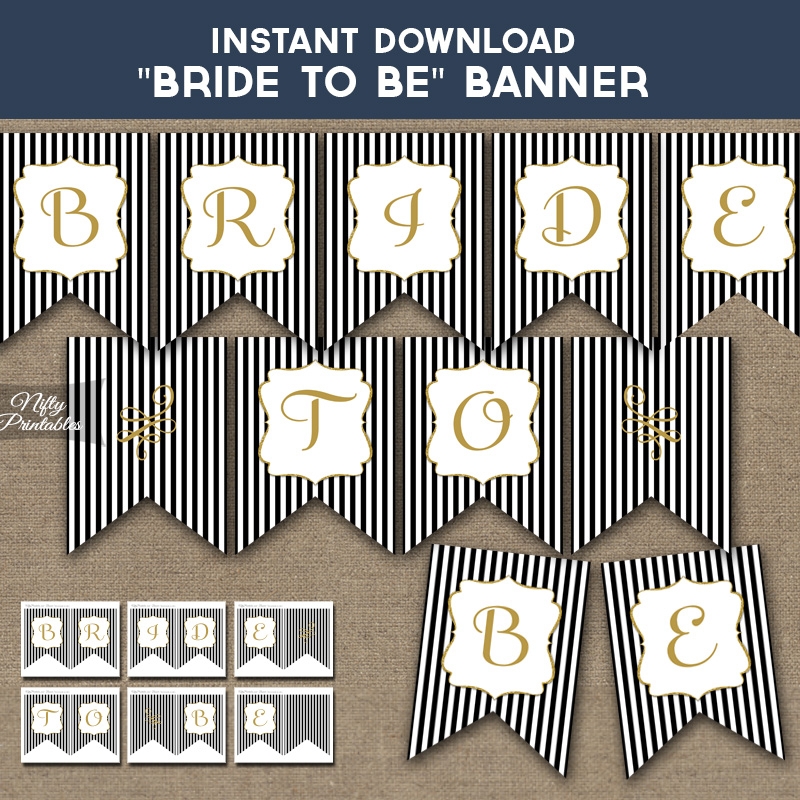 Free Printable Bridal Shower Banner